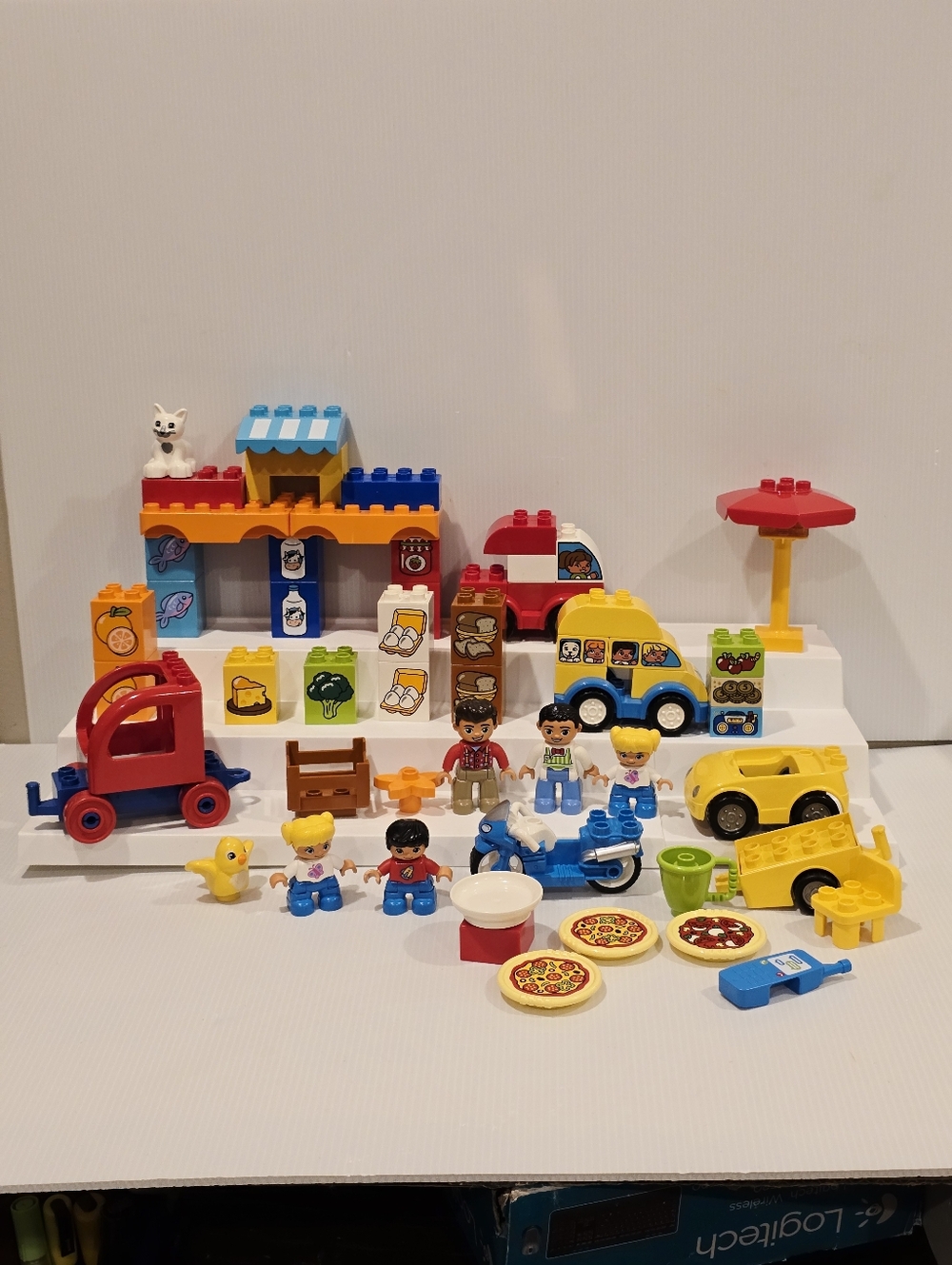 Lego Duplo My First Truck, Pizzeria and Vehicle Building Set
